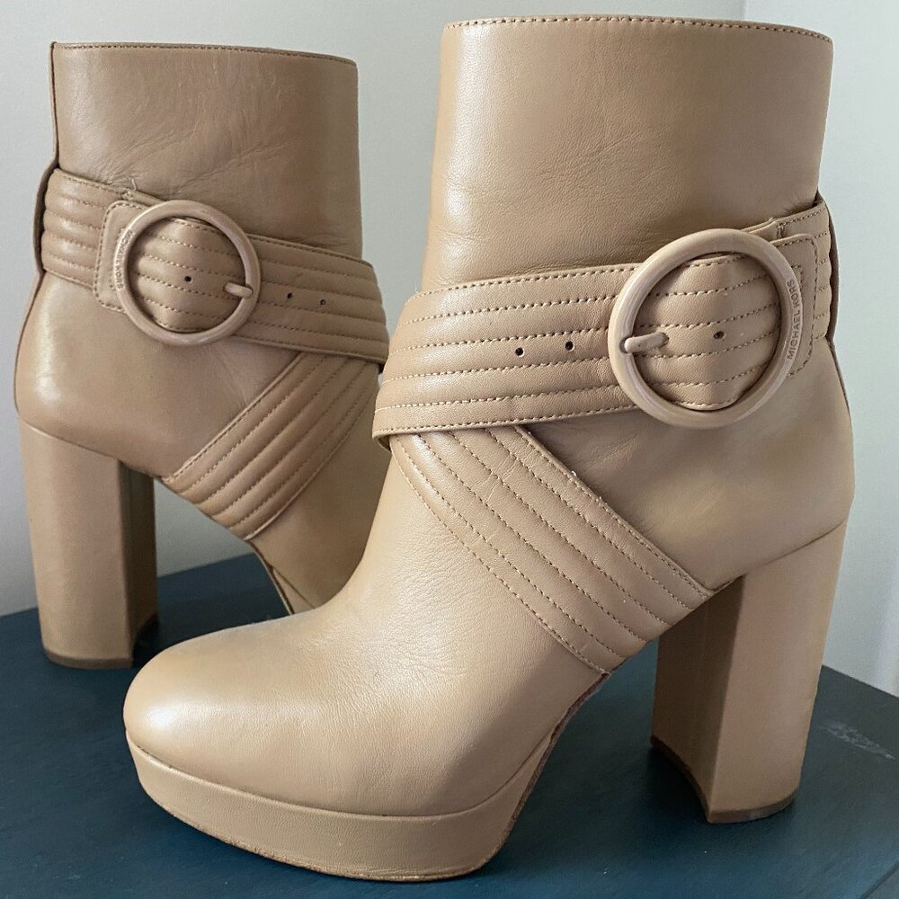 Michael Kors Heeled Platform Booties size 8 M